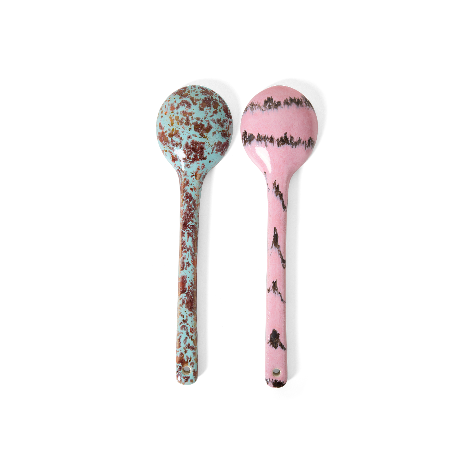 70s Ceramics Servierlöffel Sprinkle 2er-Set