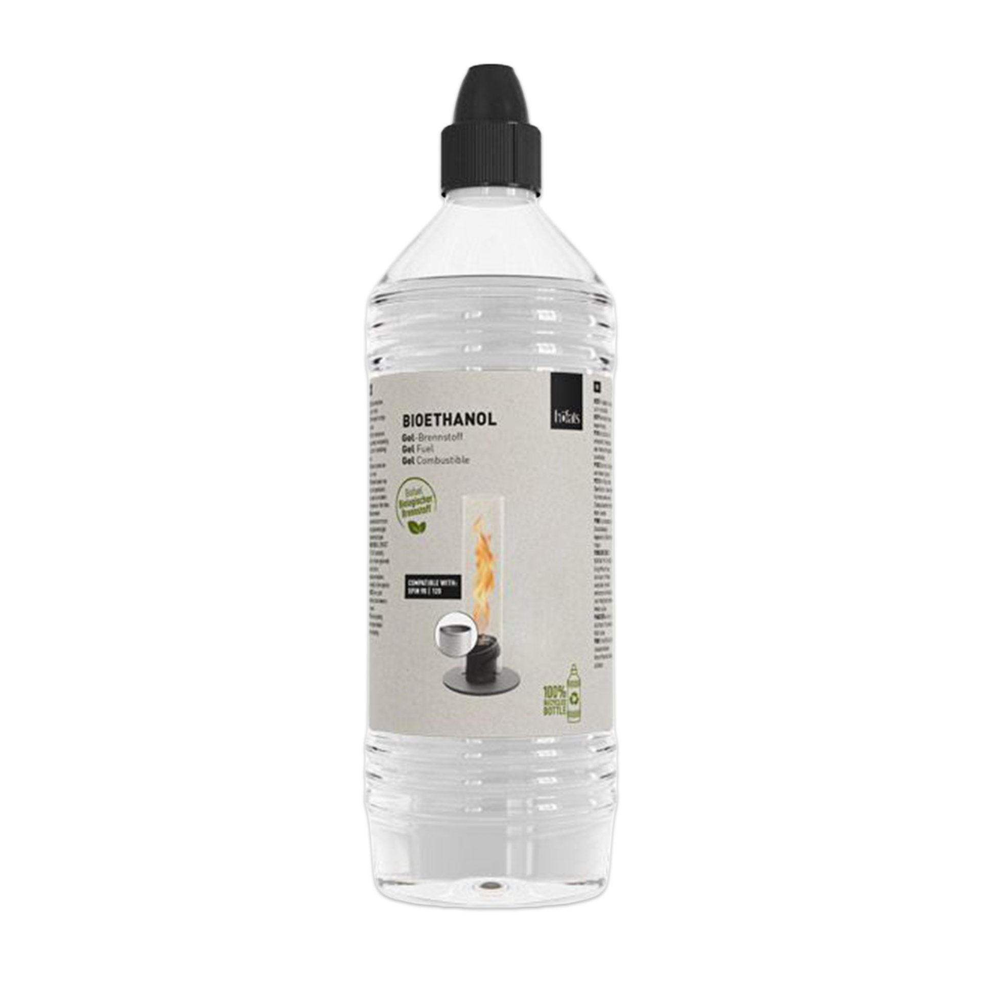 Bioethanol Gel-Brennstoff 1 Liter Flasche
