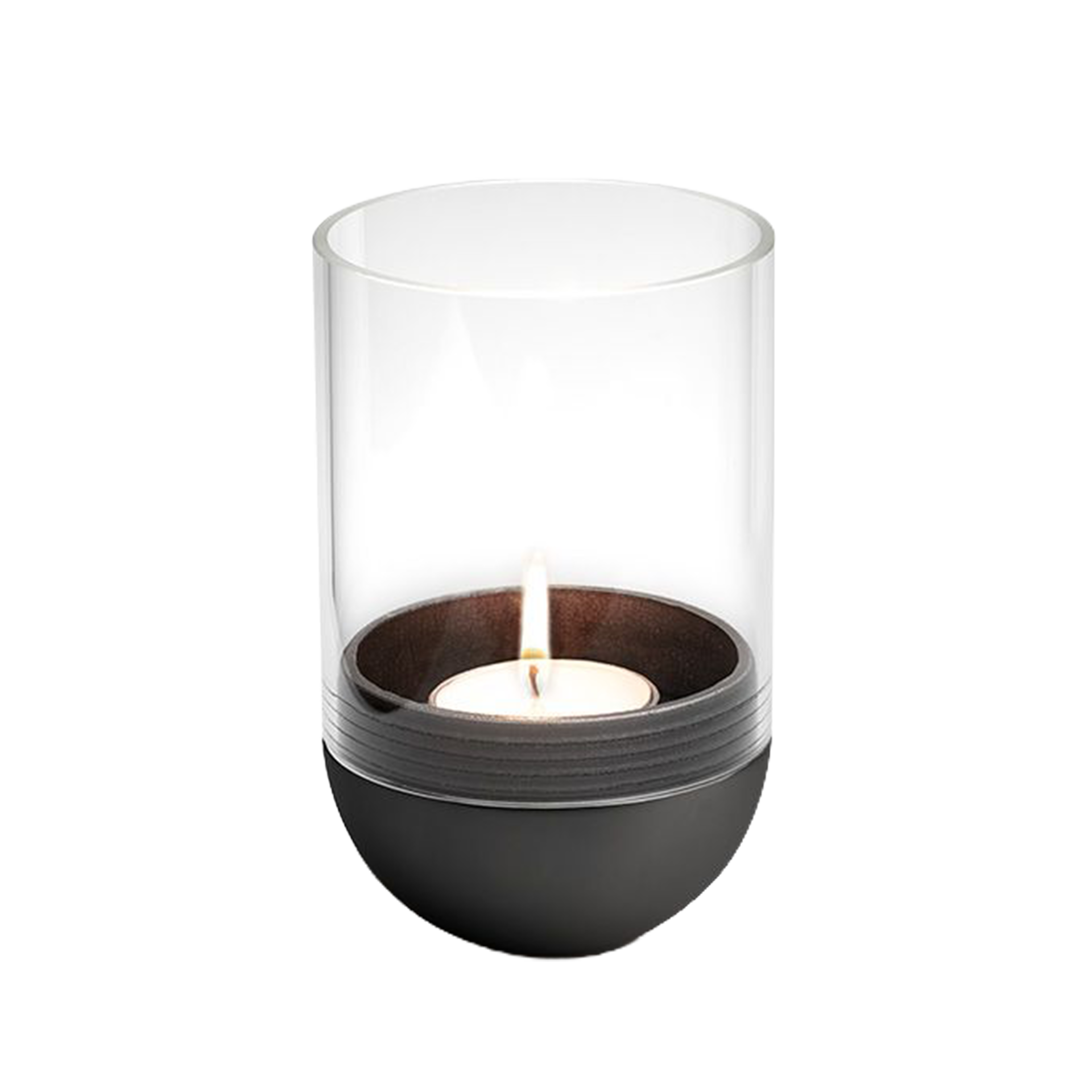GRAVITY CANDLE Windlicht Schwarz