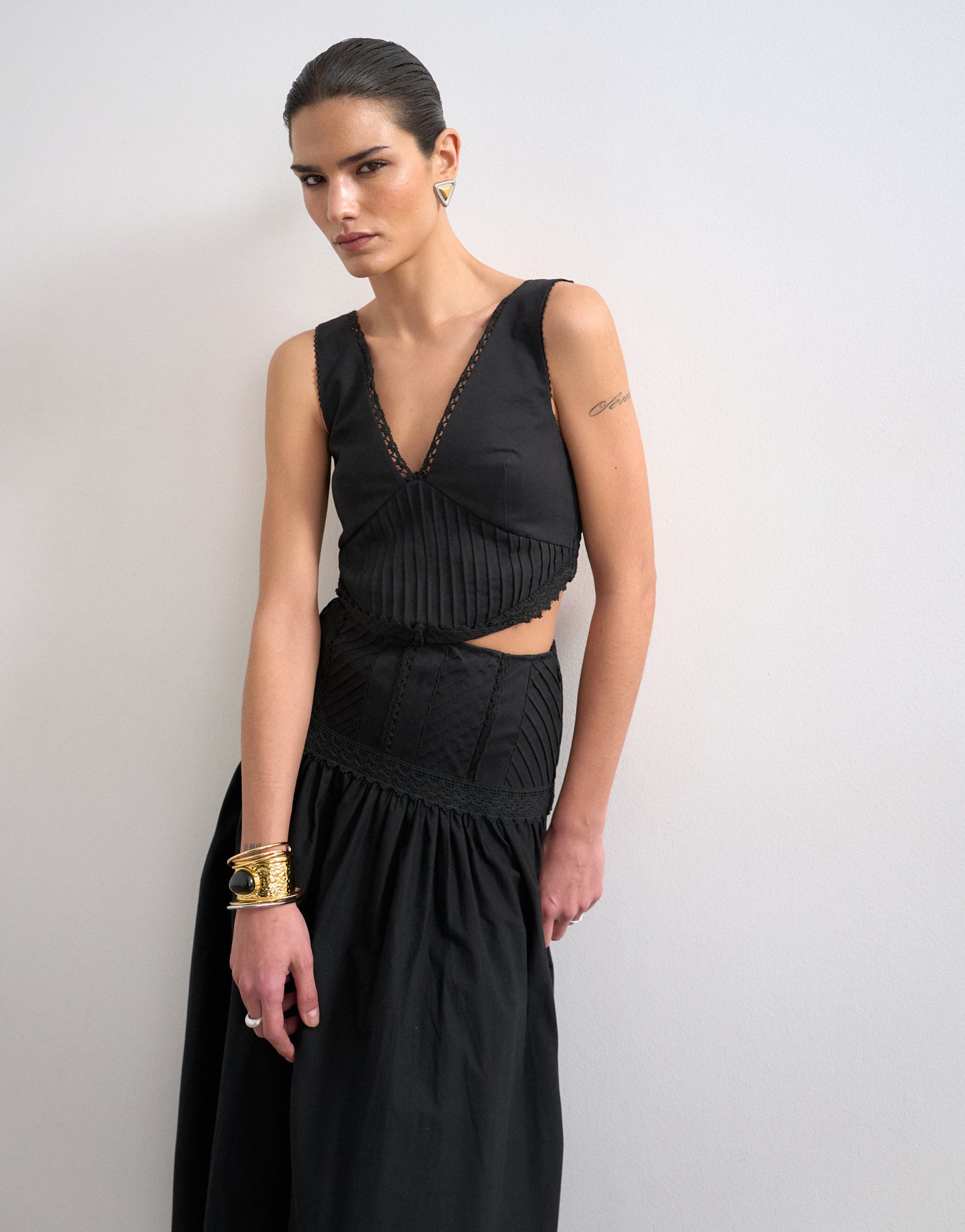 TSALINA ärmelloses Maxikleid