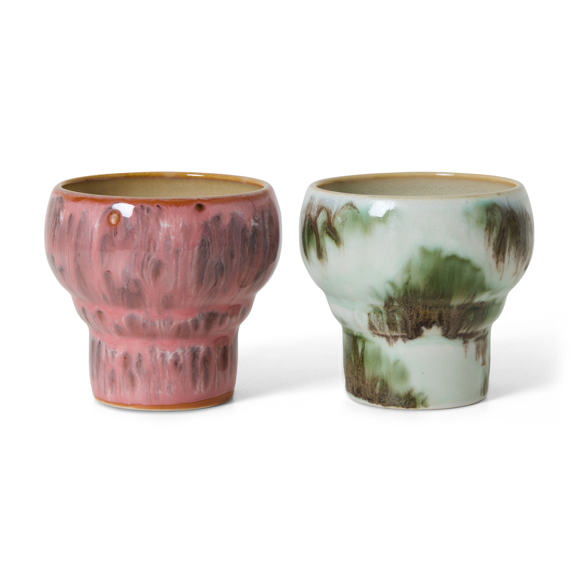 70s Ceramics Lungo Mugs Expression 2er-Set