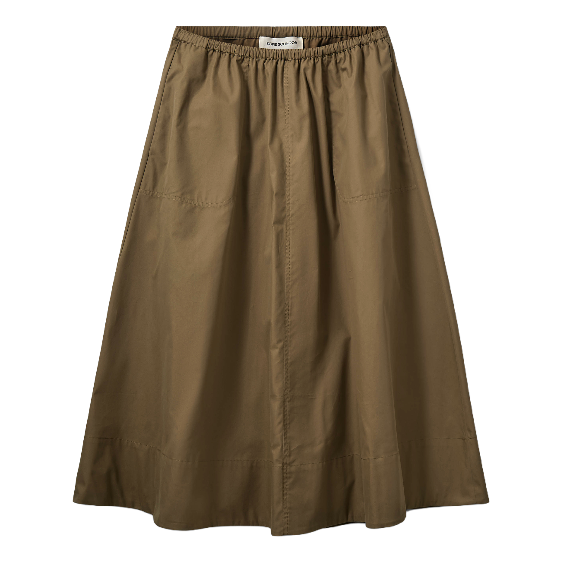 JUNEAUSW Midi Skirt | Light Brown