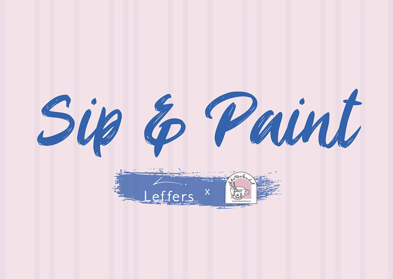 Sip & Paint | Keramik bemalen bei Leffers Leer
