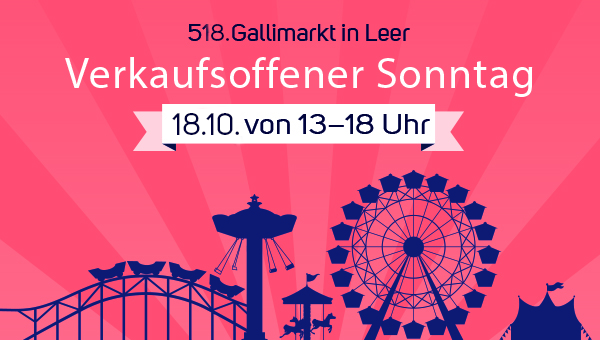 Verkaufsoffener Sonntag zum Gallimarkt