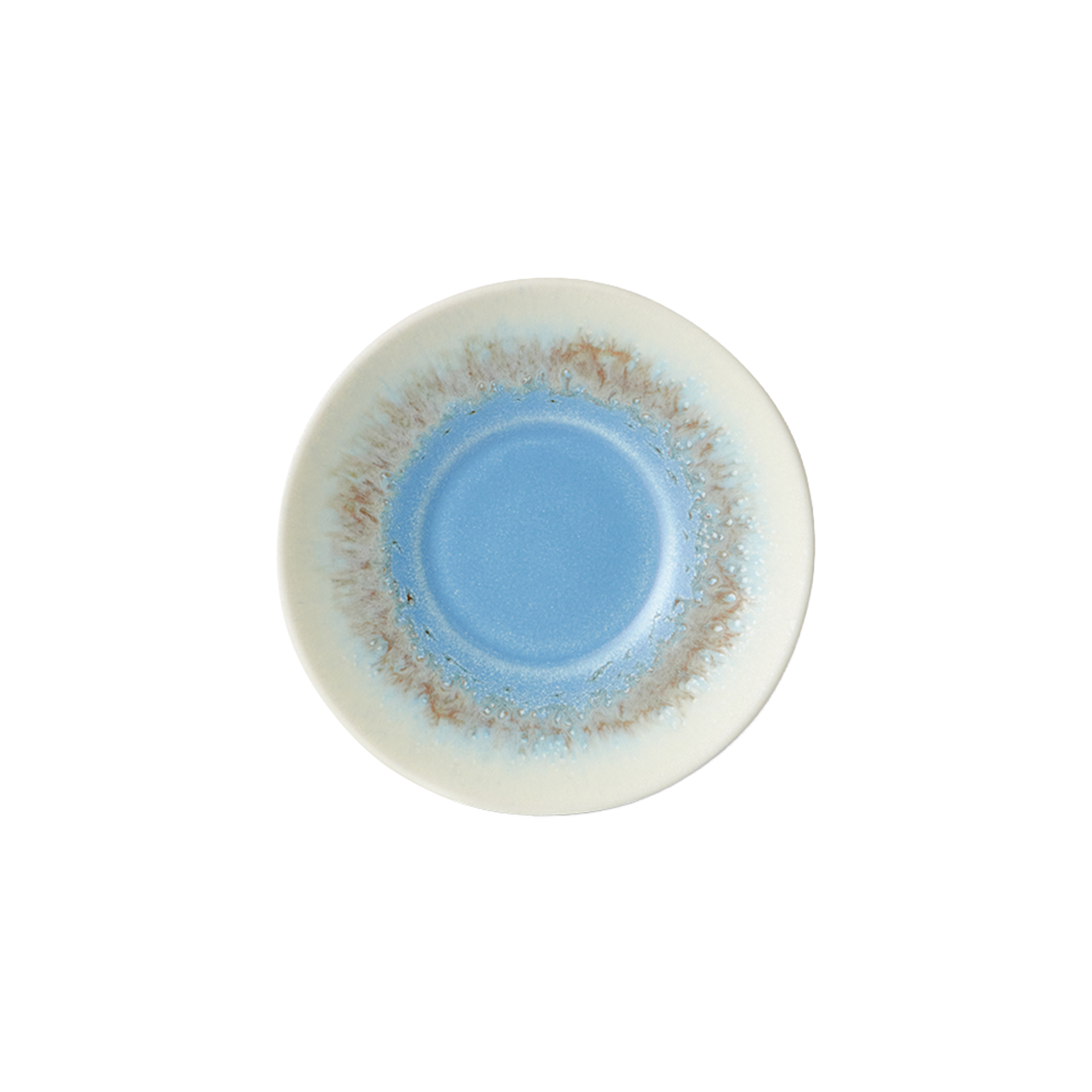 70s Ceramics Untertassen Ocean, 4er-Set