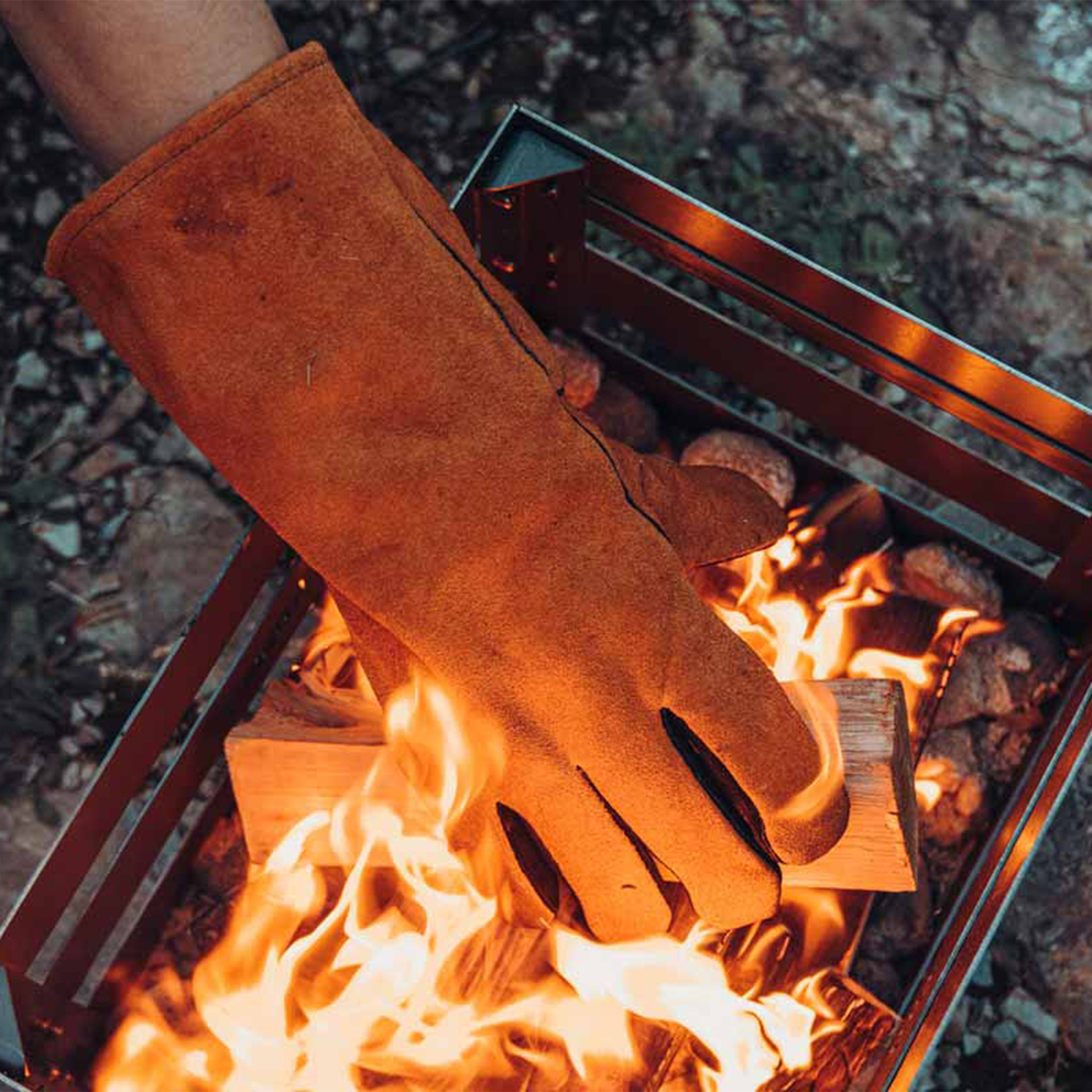 Feuerhandschuhe Leder