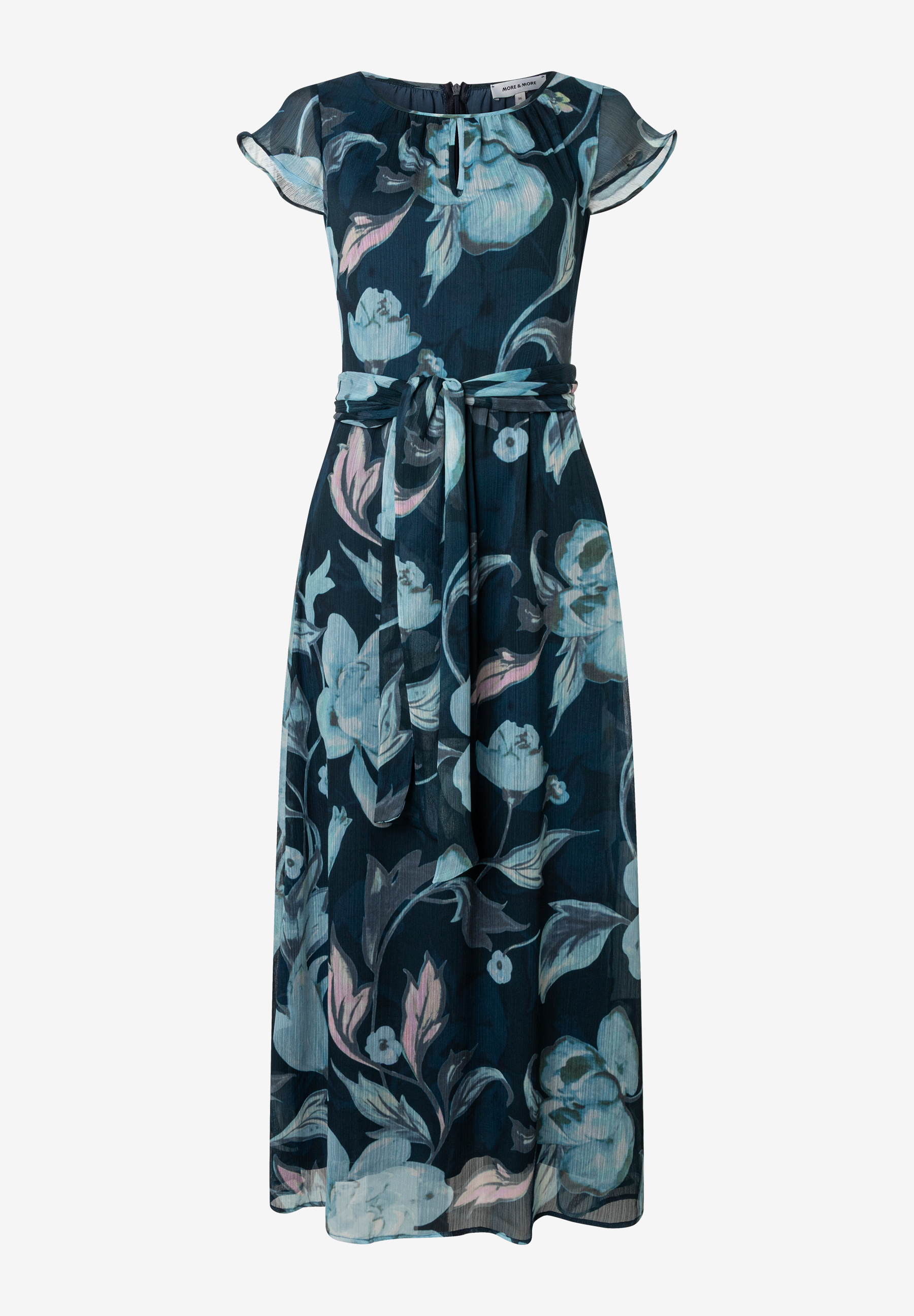 Maxi-Chiffonkleid mit Flowerprint