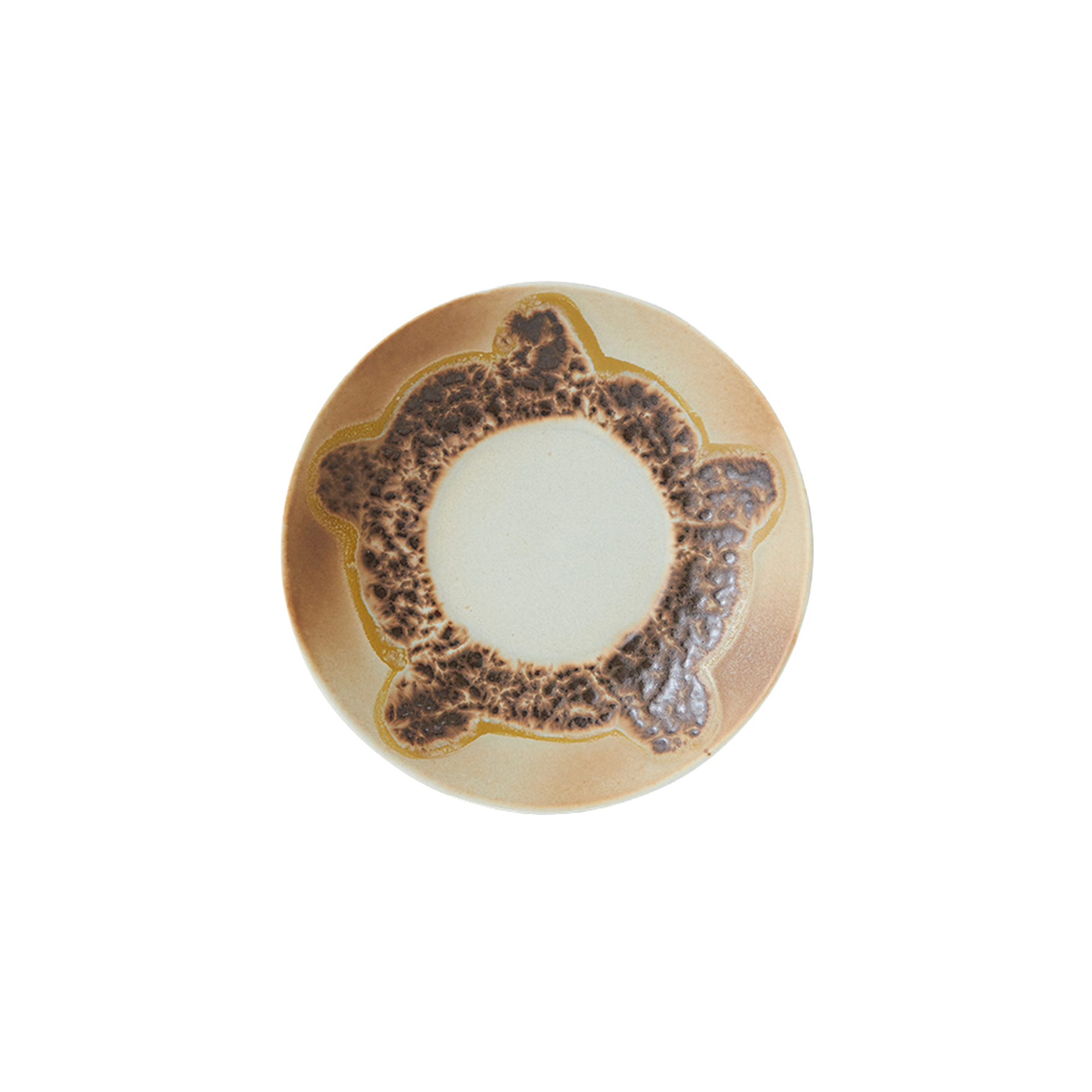 70s Ceramics Untertassen Ocean, 4er-Set