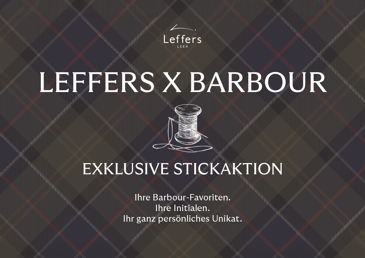 Leffers x Barbour | Exklusive Stickaktion