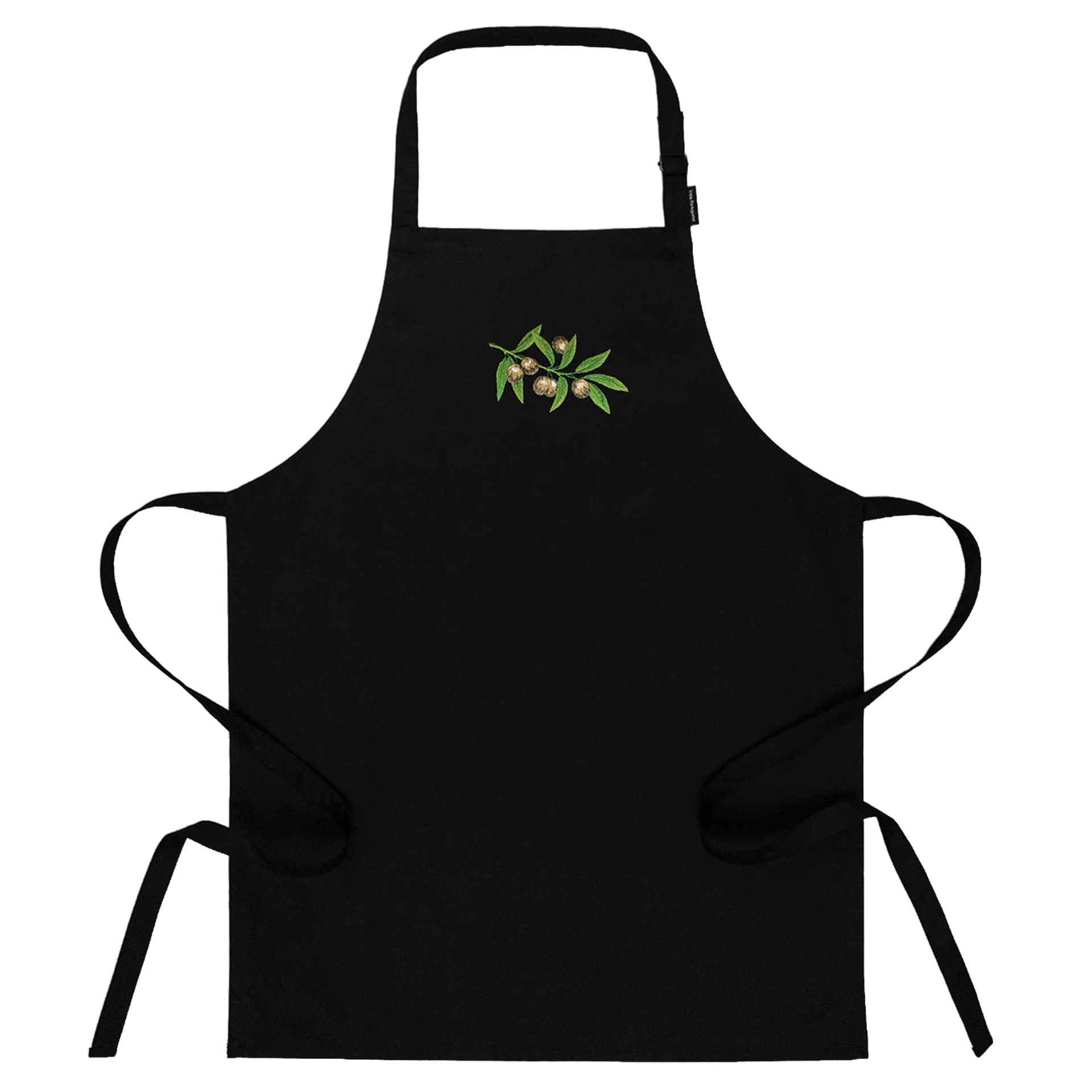 Schürze Olive Schwarz