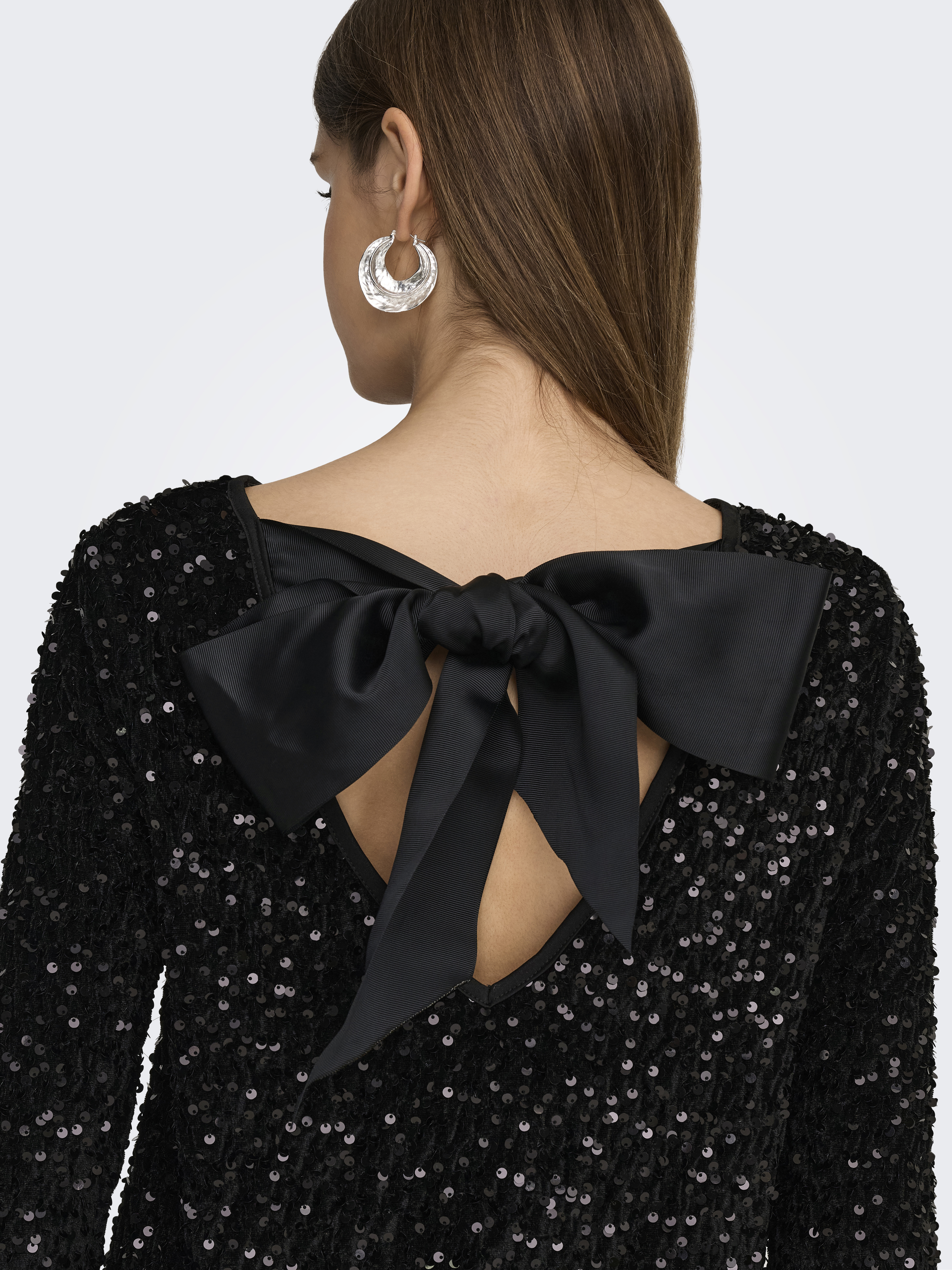 ONLANIKA Paillettenkleid mit Schleifendetail