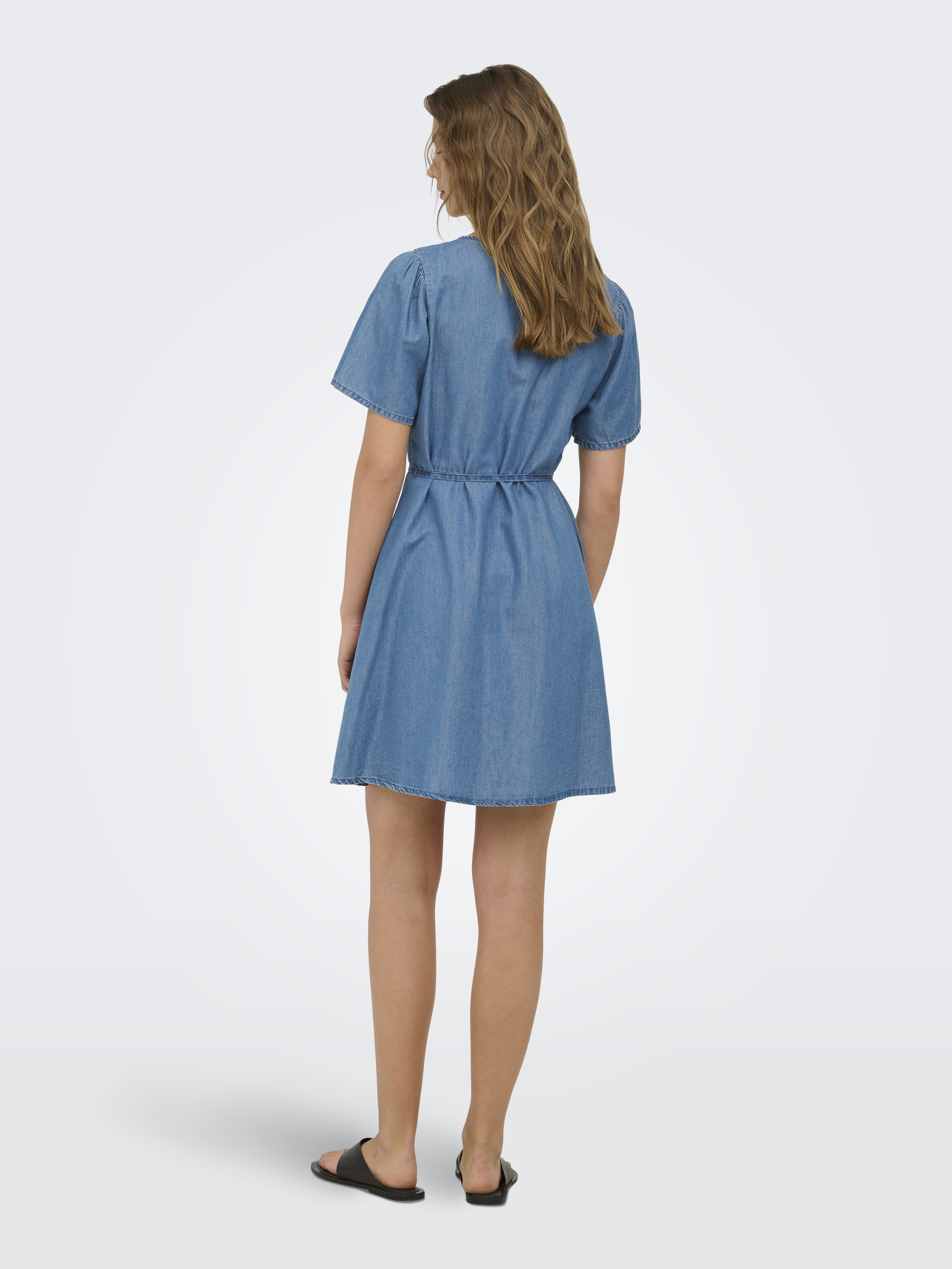 ONLEVIDA-BEA Denim-Blusenkleid