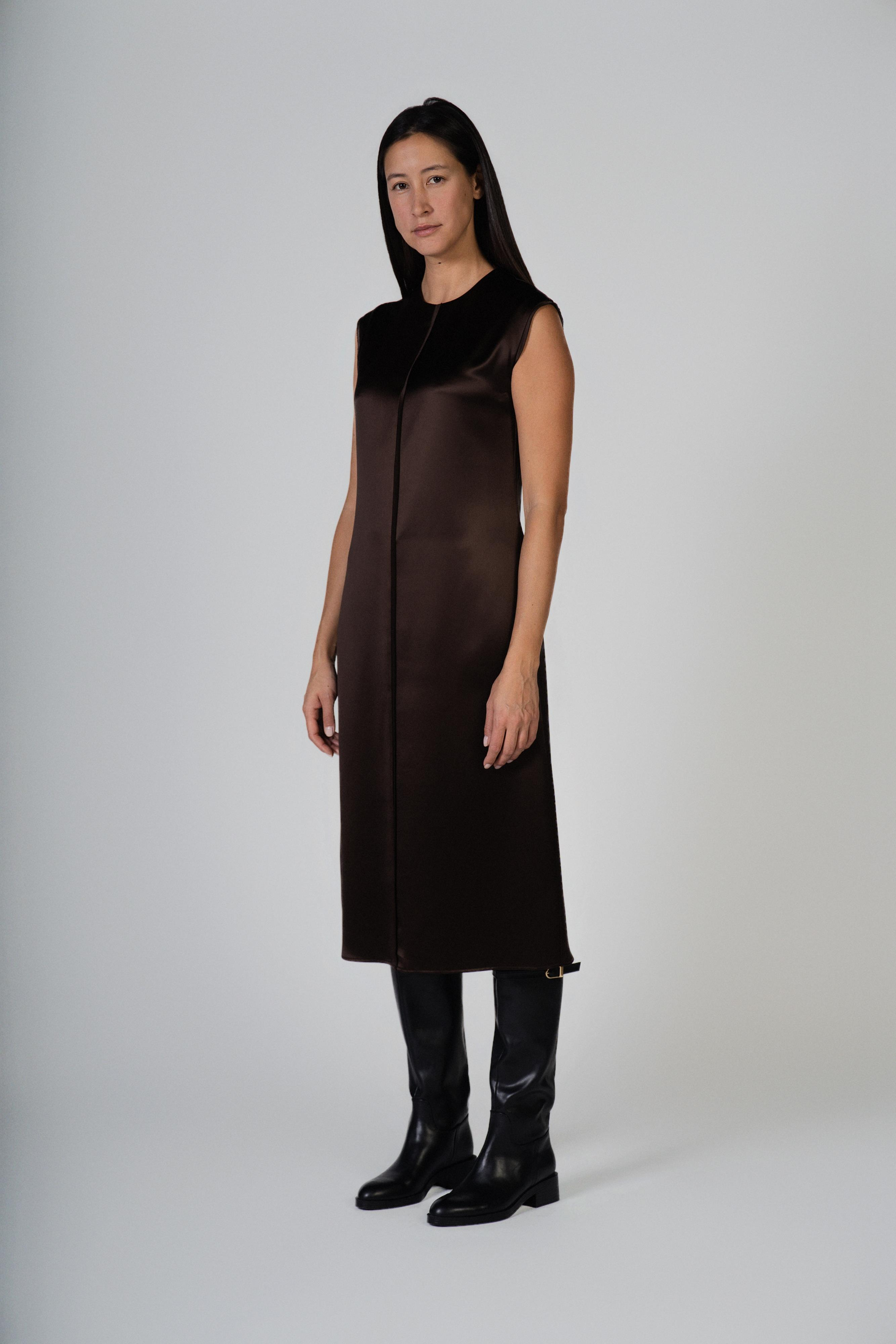 Kleid Braga | Mokka