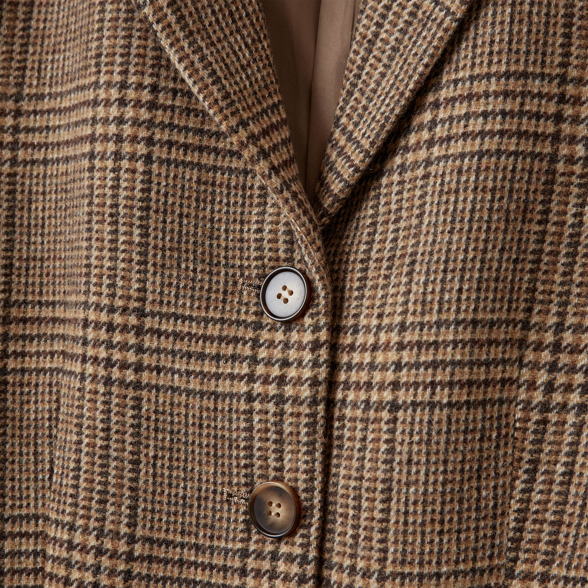 ELLYSW Short Blazer | Brown Check