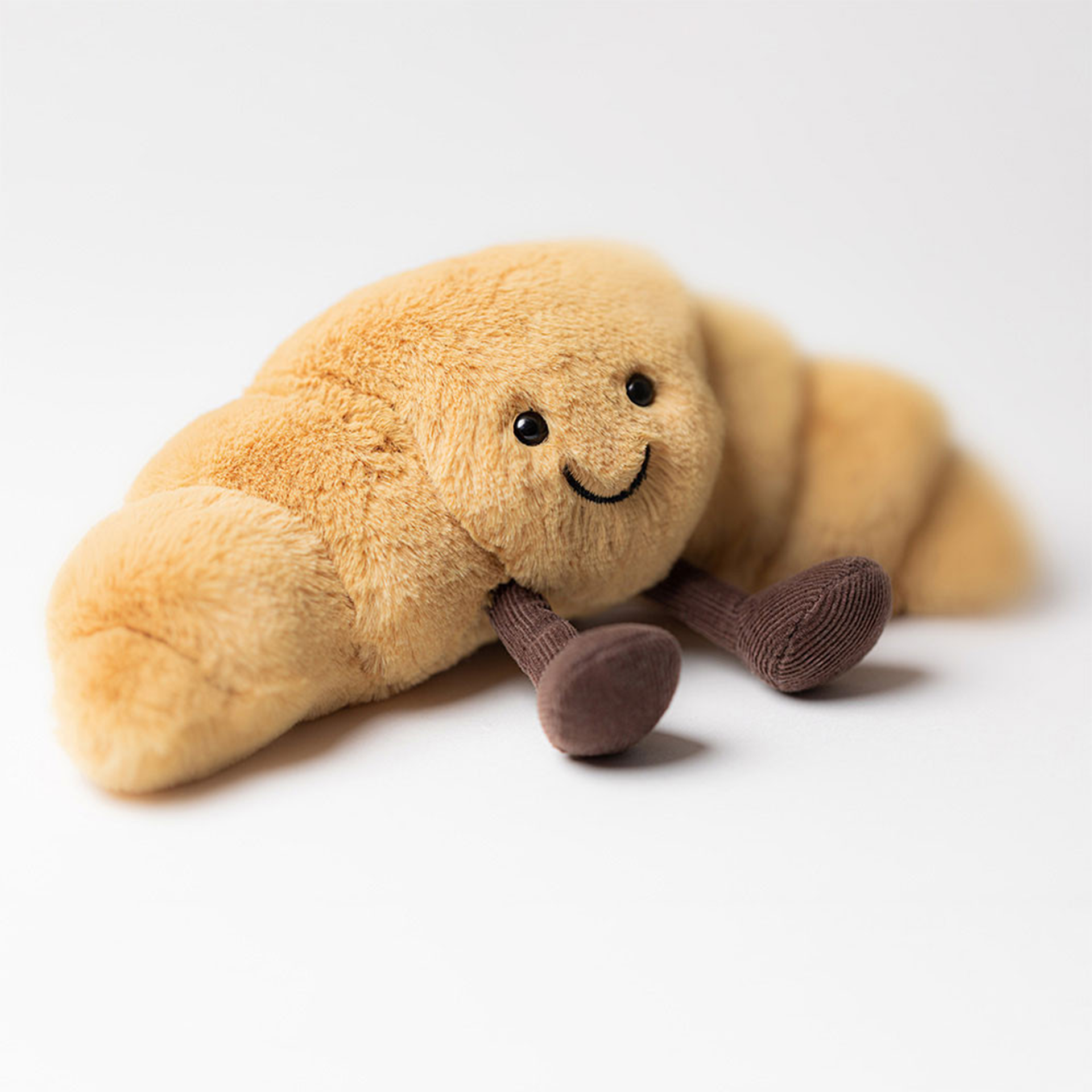Plushie, Stofftier, Kuscheltier, Gelb, Lächelnd