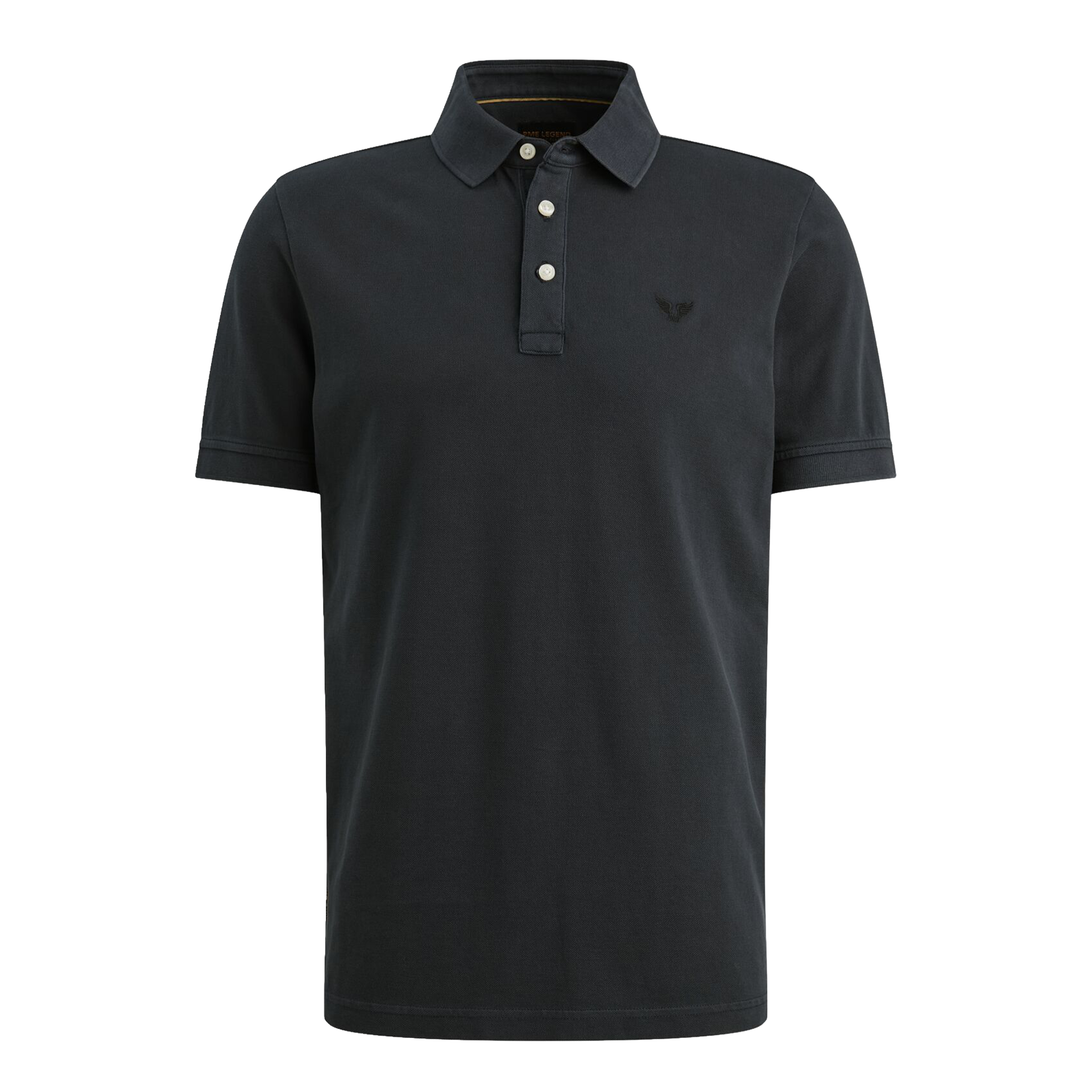 polo, Polohemd, kurzarm, dunkelgrau, casual Oberteil