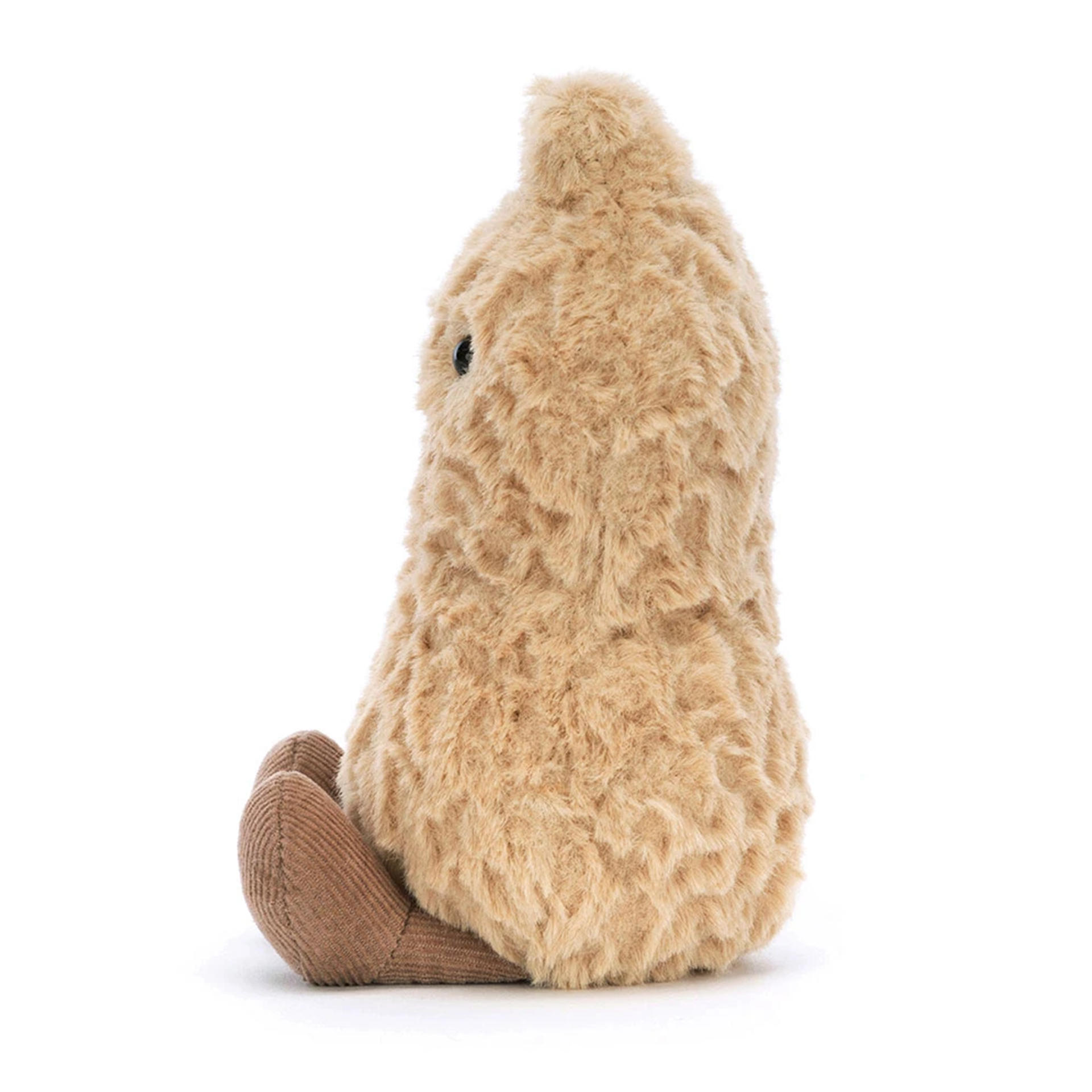 Plüschfigur, Kuscheltier, Beige, Langhaar, Sockelhase