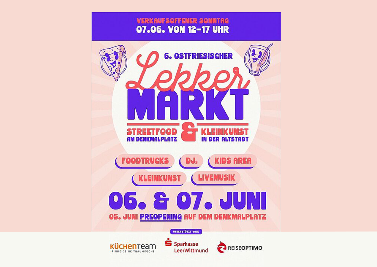 Verkaufsoffener Sonntag zum Lekkermarkt