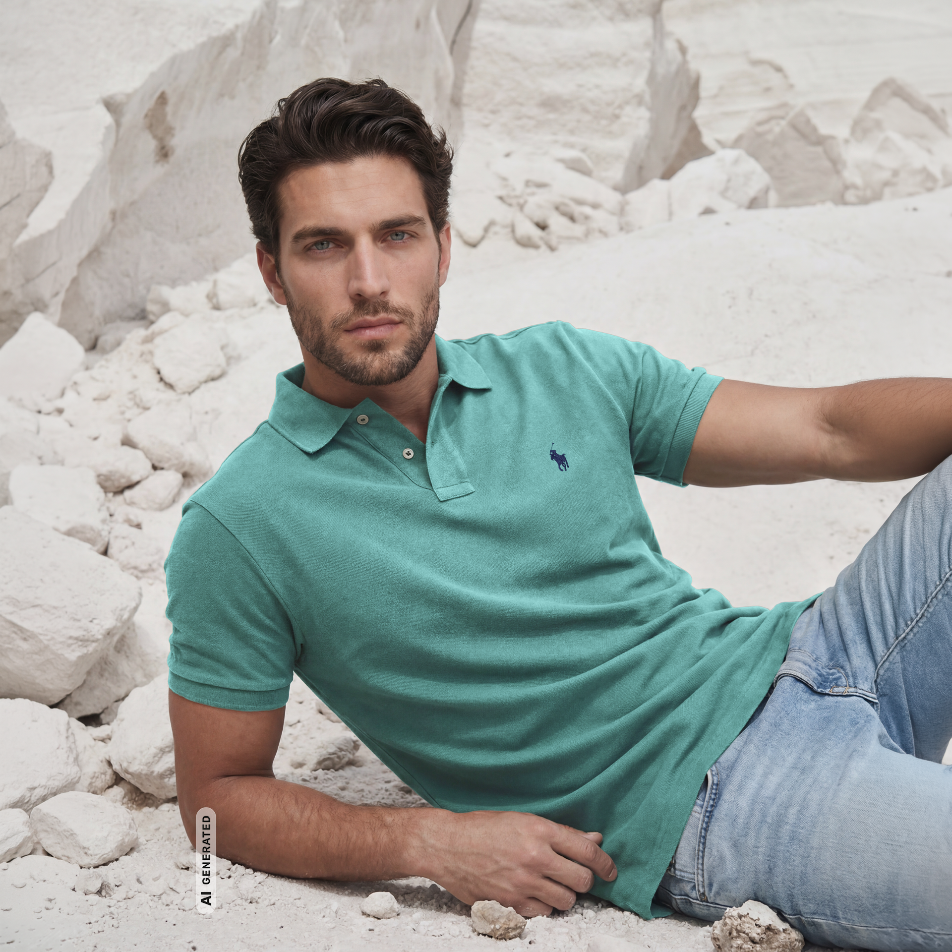 Poloshirt, Polo, Kurzarm, Baumwolle, Mintgrün, Polo-Shirt, Polo, T-Shirts, Mint Green, Short Sleeve, Polo, Polohemd, Mintgrün, Kurzarm, Polohemd