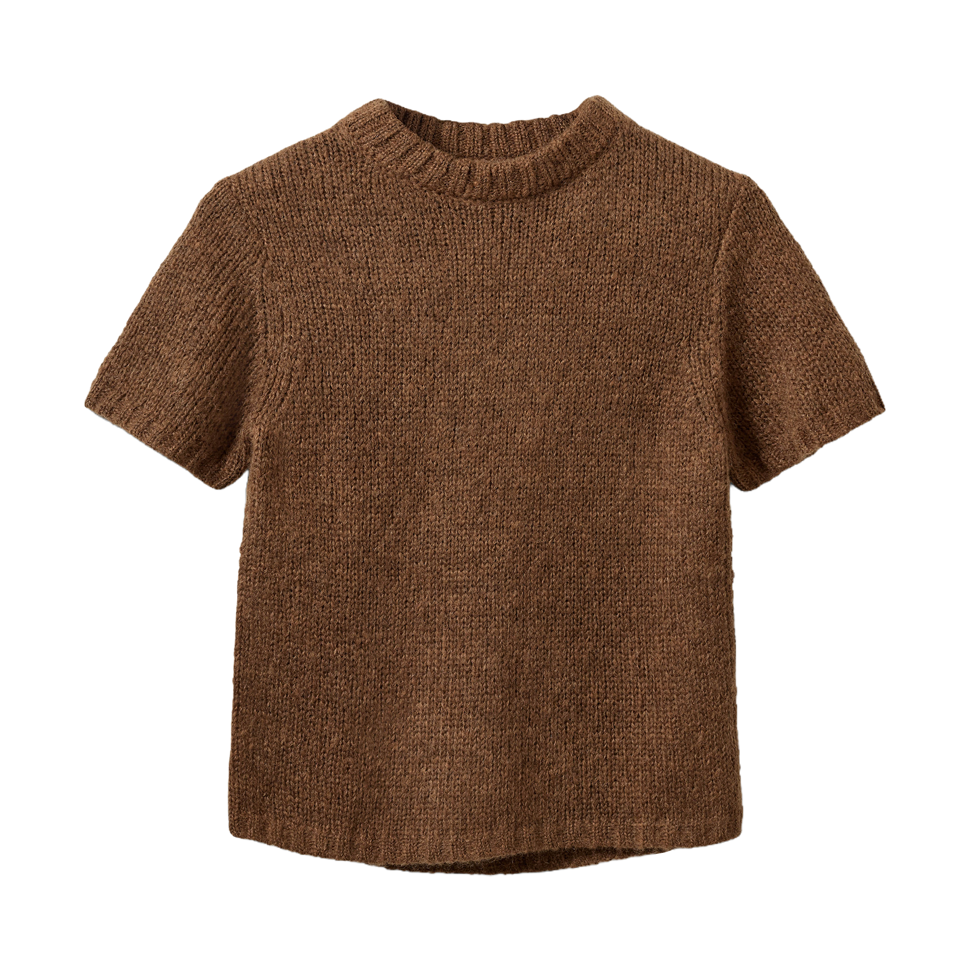 Pullover, Knitwear, Braun, Kurzarm, Pullover?