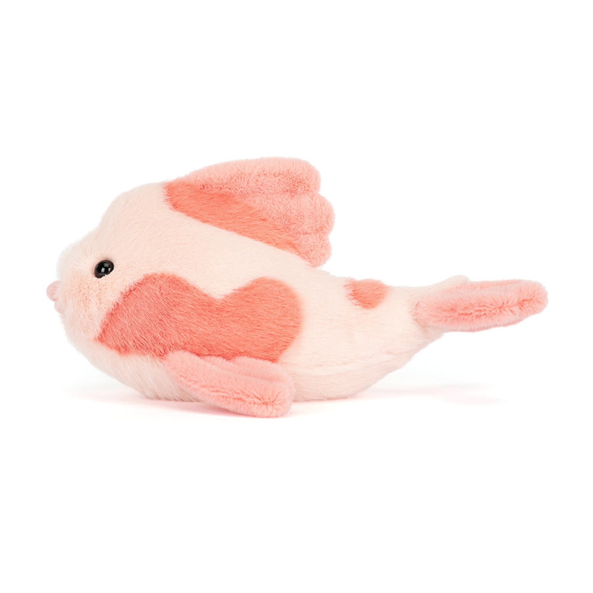 Plüschfigur, Kuscheltier, Herzmotiv, Rosa, Tierform